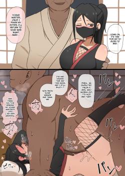 A ninja girl who dedicates her body to the sake of her young master
