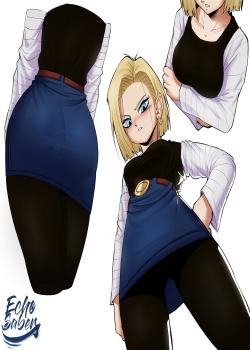 Android 18 Mini Comic (Dragon Ball Z) [TSFSingularity]