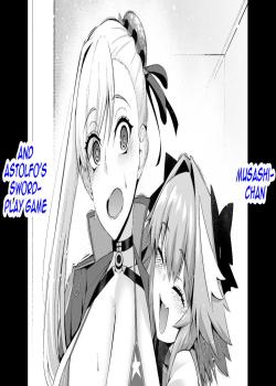 Musashi-chan and astolfo's swordplay game