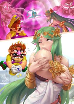 Palutena & Wario BodySwap (Mario Series) [TSFSingularity]