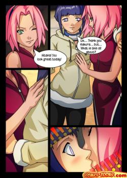 Sakura X Hinata (Naruto) [Comics-Toons]