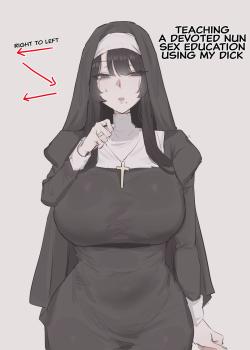 Teaching a devoted nun sex education using my dick - Decensored
