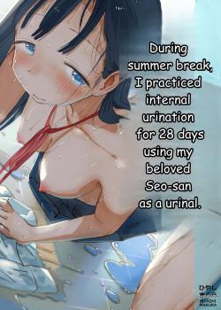 Toaru Natsuyasumi no Chitsunai Hounyou Renshuu Nisshi - Boku no Daisuki na Seo-san o Shoubenki toshite Shiyou Shita 28-nichikan